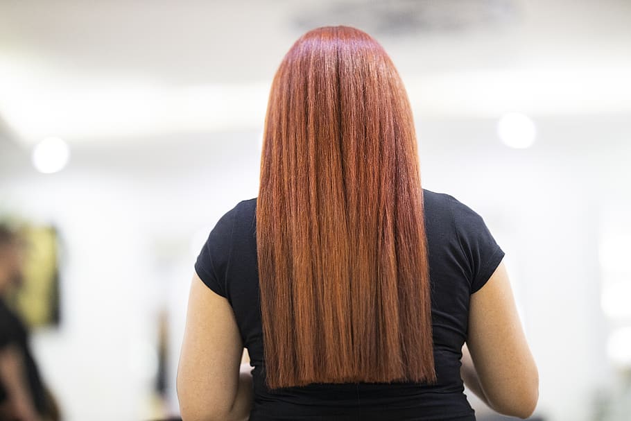 hair with protein